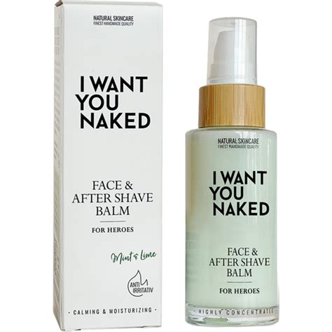 I Want You Naked For Heroes Face After Shave Balm Ml Boutique