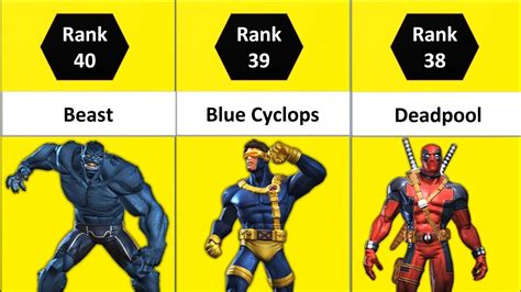 Mcoc All 40 Mutant Champs Ranked Best Mutant Champs In Mcoc 2023 Marvel Contest Of Champions