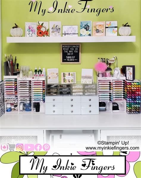 Dream Craft Room Tour Craft Room Tour 2020 My Inkie Fingers