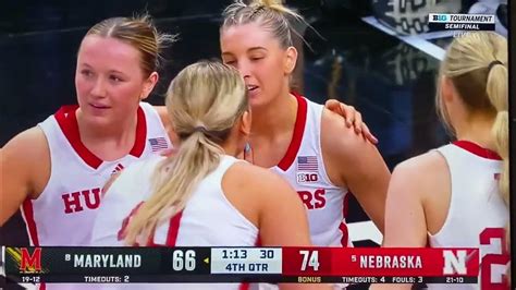 Jaz Shelley Off Balance Buzzer Beater Jumper Nebraska Husker Women’s Basketball 3 9 24 Youtube