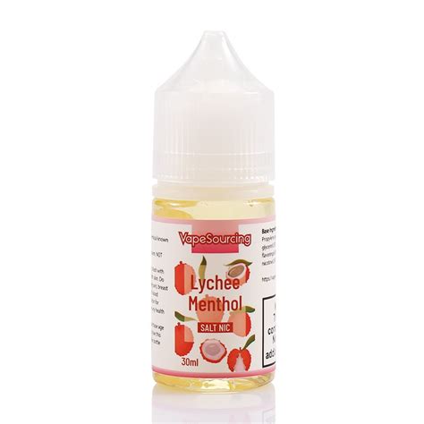 Vapesourcing Salt Series Lychee Menthol E Juice Ml Vapesourcing