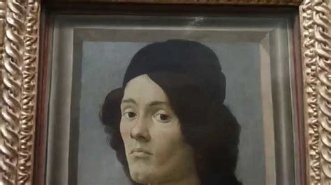 Portrait De Jeune Homme Sandro Botticelli 1445 1510 Louvre Museum Paris