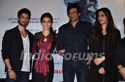 The cast of Haider at the Trailer Launch of Haider Media