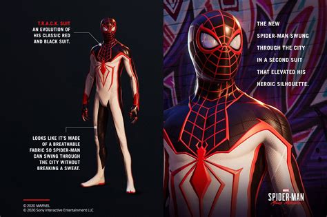 Spider Man Miles Morales T R A C K Suit Design Concept Art By