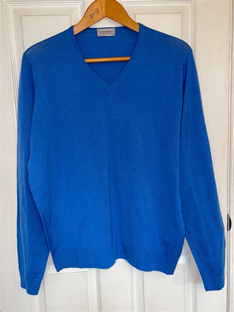 John Smedley 100 Wool V Neck Sweaters For Men Mercari