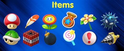Super Smash Kart Items By Bigreatmario Ii On Deviantart