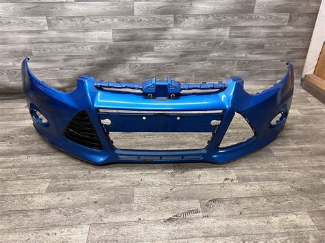 Front Bumper Cover Ford Focus S Se Sel Titanium 2012 2013 2014 Bm51 17757 Cf Oem Ebay