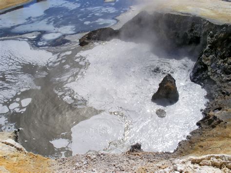 East Pyrite Pool Bumpass Hell Lassen Volcanic National Park California