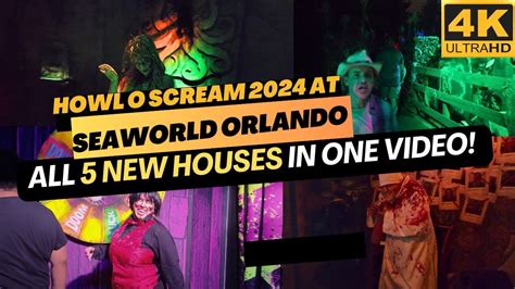 All Scary Houses At Seaworld Orlando Howl O Scream Full Pov S