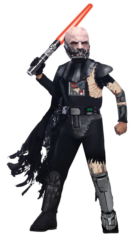 Boy S Darth Vader Battle Damaged Halloween Costume Star Wars Classic