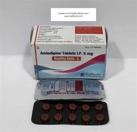 Healthy Amlo 10 Amlodipine Tablets IP 10 Mg Healthy Life