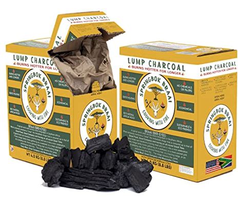 Springbok Braai Premium Quality Lump Charcoal For Grilling Hardwood