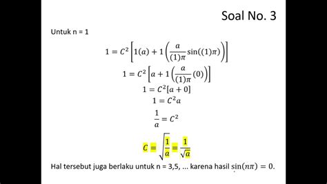 Solusi Soal Sumur Potensial Fisika Kuantum Youtube