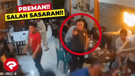 PREMAN SALAH SASARAN SERANG WARKOP BERISI POLISI SEMUA KAPOKMU