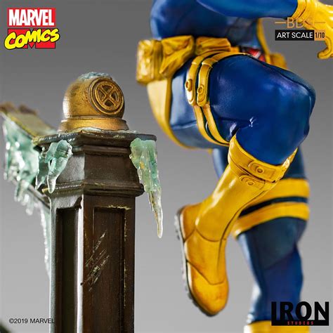 X Men Battle Diorama Series Cyclops Statue By Iron Studios The Toyark