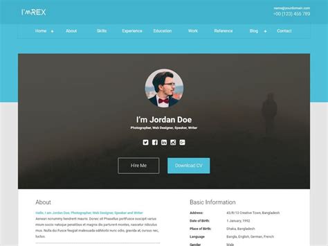 How To Create Resume In Html And Css