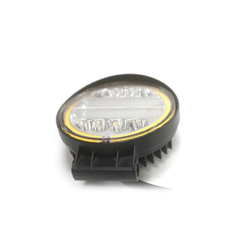 Exploradora Led Redonda Led Aro Amarillo S Per Tuning