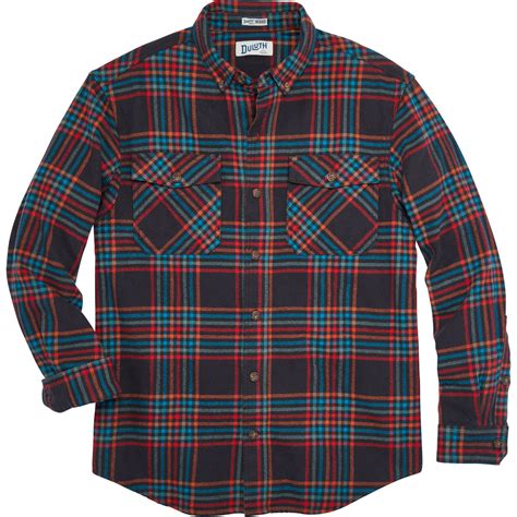 Mens Burlyweight Flannel Relaxed Fit Shirt Duluth Trading Company