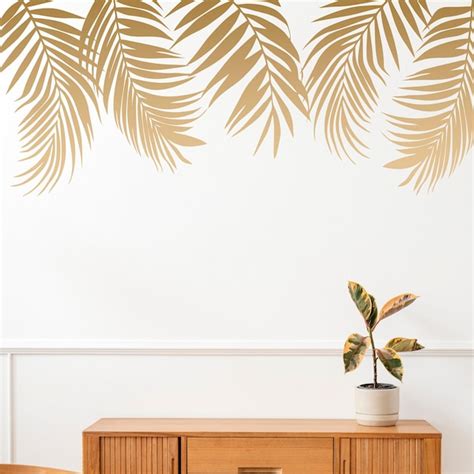 Palm Leaf Wall Decals Etsy