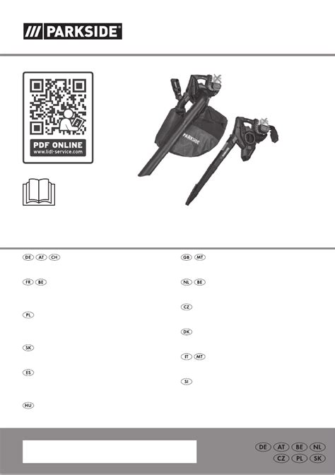 User Manual Parkside PLSA 40 Li C2 English 288 Pages