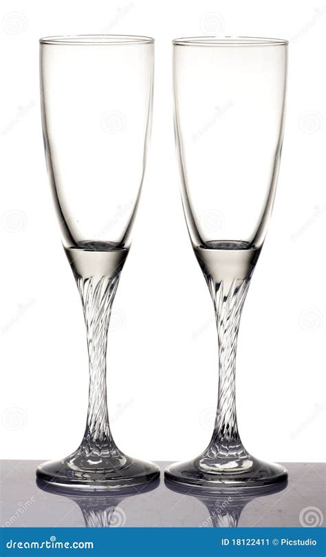 Champagne glasses stock image. Image of beverage, reflection - 18122411