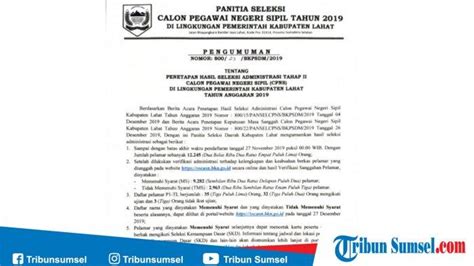 Cara Cek Tempat Tes Cpns Kemenag 2020 RUMAH PENDIDIK