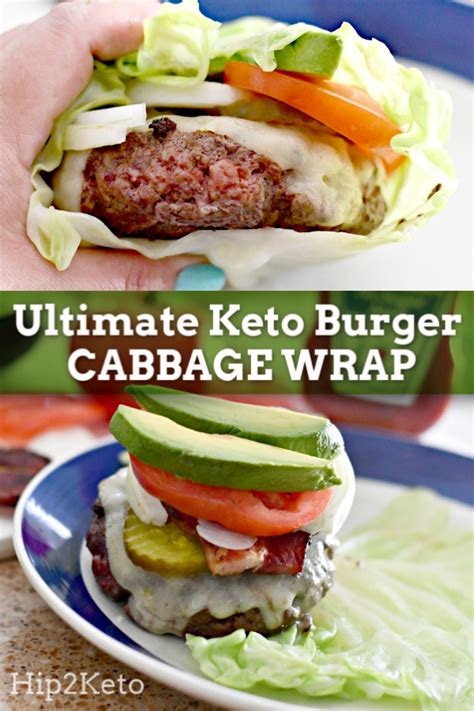 Bye Lettuce Build The Ultimate Keto Burger W This Cabbage Wrap Hack