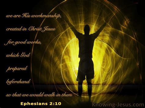 Ephesians For We Are His Workmanship Created In Christ Jesus For