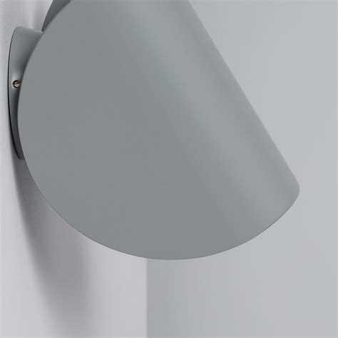 Applique Murale Led Aluminium Gaia W Clairage Double Face Grise Blanc