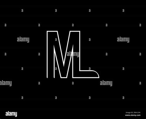 Initial Ml Letter Logo Design Vector Template Monogram Or Letter Mark