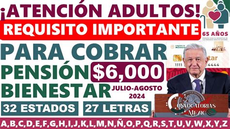 Atención Adultos Mayores Requisito Importante Para Poder Cobrar