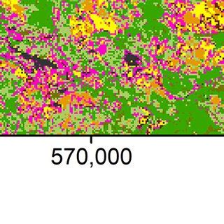 False Color Composite Fcc Image Of Landsat Oli Bands In Rgb