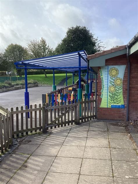 Completed Canopy Brown Clee Ce Primary School