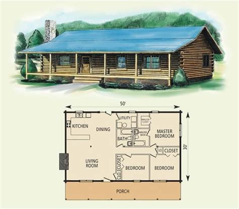 10 Cabin Floor Plans Page 3 Of 3 Cozy Homes Life