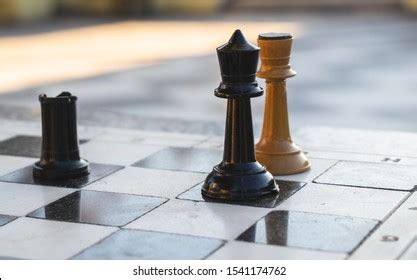 Checkmate White King By Black Queen Stock Photo 1541174762 Shutterstock