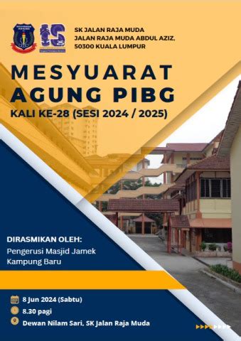 BUKU PROGRAM MESYUARAT AGUNG PIBG KALI KE 28 SESI 2024 2025 Nur