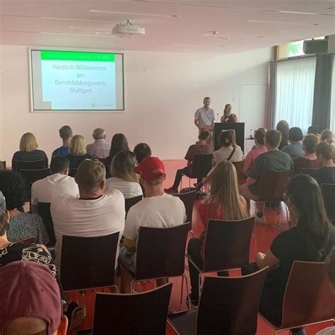 Begrüßungsfeier im BBW Stuttgart Nikolauspflege