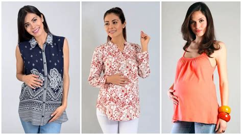 Blusas Para Embarazadas Modelos Estilos Y Dise Os