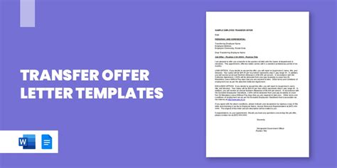 Internal Transfer Offer Letter Sleeper Infoupdate Org