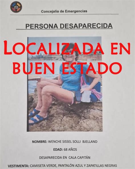 Localizada En Buen Estado La Mujer De A Os Desaparecida En Cala