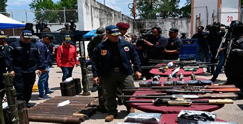 Más de 1 600 armas halladas en operativo gubernamental desplegado en