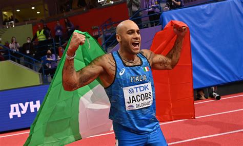 Jacobs Oro Nei Metri Con Ai Mondiali Indoor