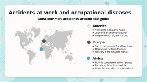 Accidents At Work And Occupational Diseases Infographics