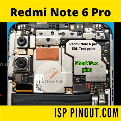 Redmi Note 6 Pro EDL Mode Test Point