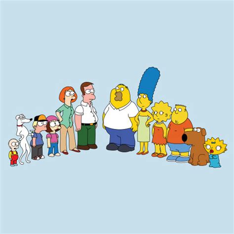 The Simpsons Family Guy Crossover T-Shirt - The Griffsons Shirt