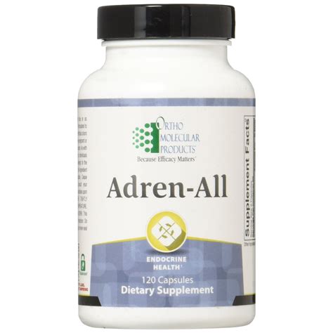 Ortho Molecular Products Adren-All Capsules, 120 Count | The Oasis of ...