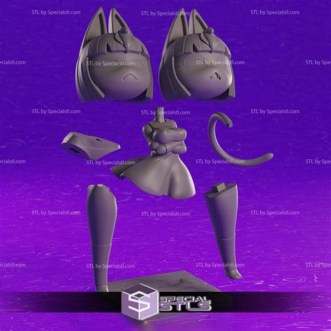 Ankha Animal Crossing 2 Head Stl Sculpture Specialstl