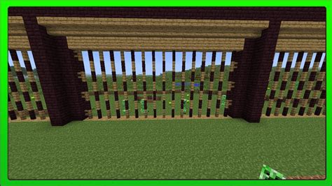 Minecraft Concepts Redstone Auto Perimeter Fence Youtube