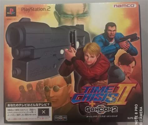 COFFRET TIME CRISIS 2 PS2 Guncon 2 Namco Japan Import Playstation 2