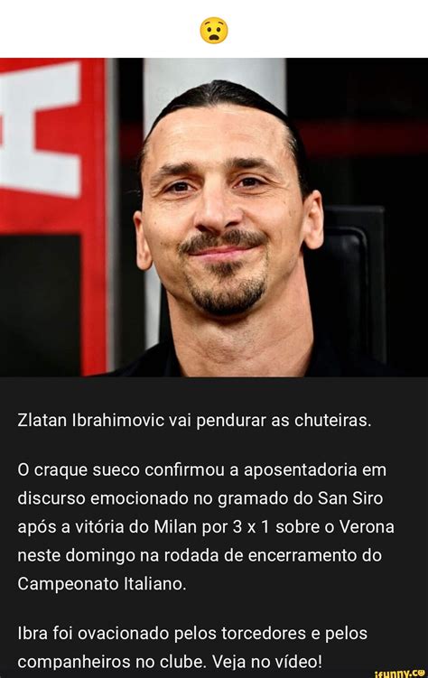 Zlatan Ibrahimovic Vai Pendurar As Chuteiras O Craque Sueco Confirmou